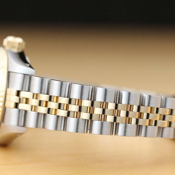 Rolex Datejust Two Tone 18k Factory Ladies Diamond Watch - Picture 8 of 8